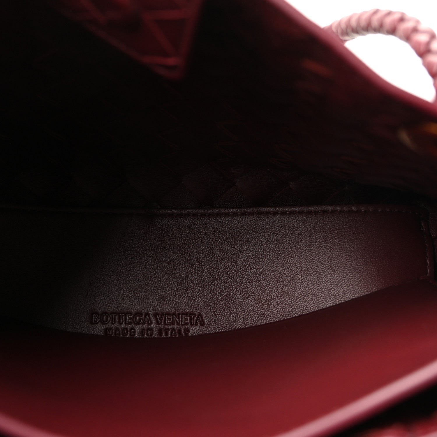 Bottega Veneta Nappa Intrecciato Small Andiamo Shoulder Bag Barolo 5 of 9