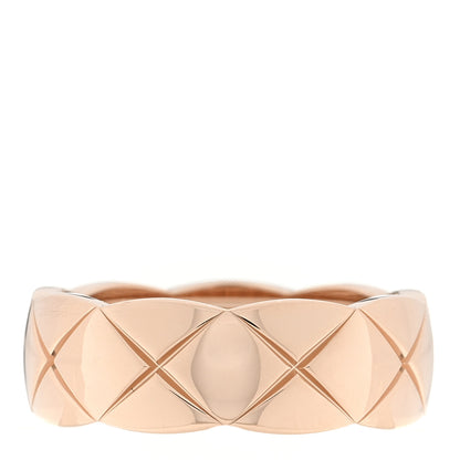 Chanel 18K Beige Gold Small Coco Crush Ring 53 6.5 1 of 4