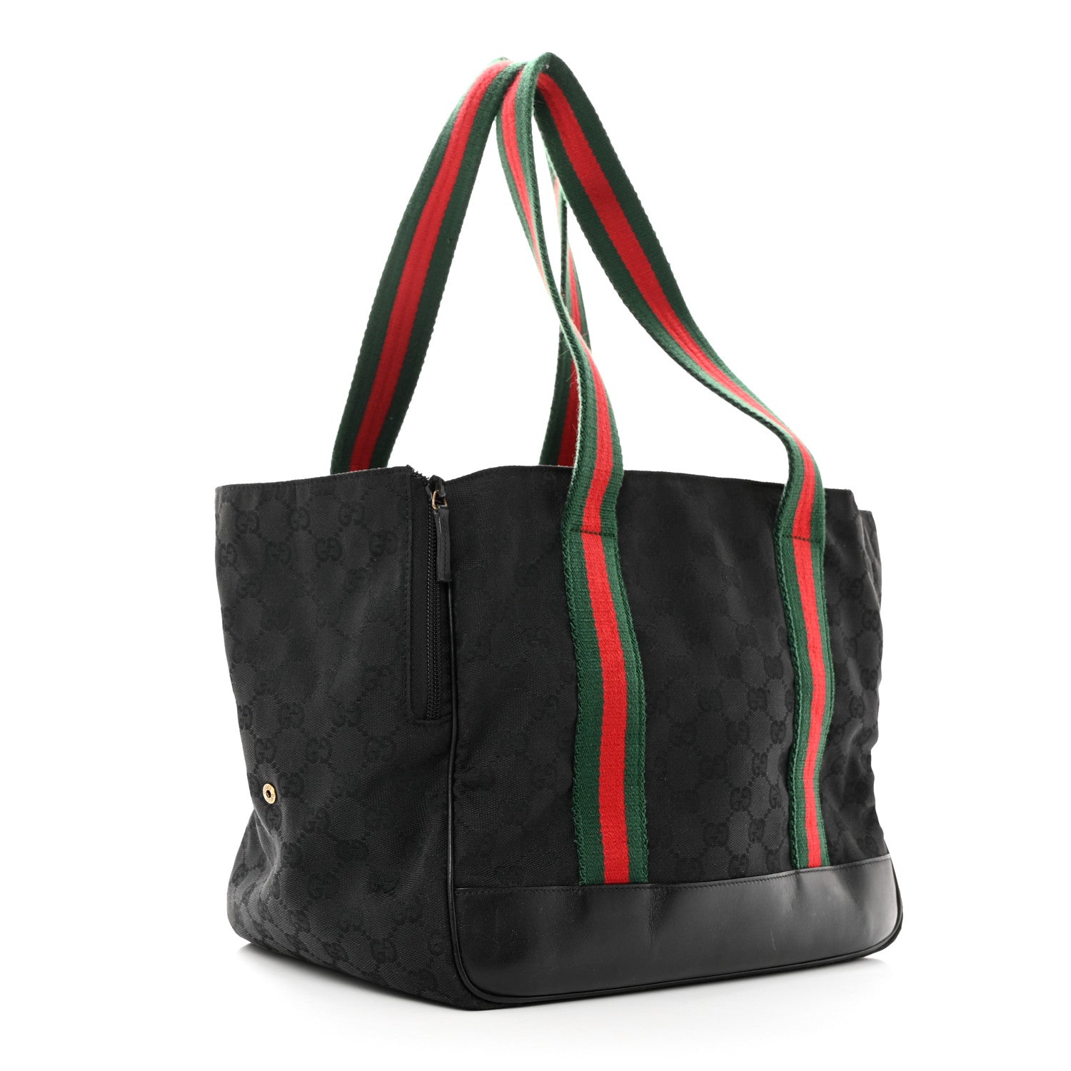 Gucci Monogram Web Dog Carrier Black 2 of 11