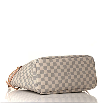 Louis Vuitton Damier Azur Neo Neverfull MM Rose Ballerine 3 of 4