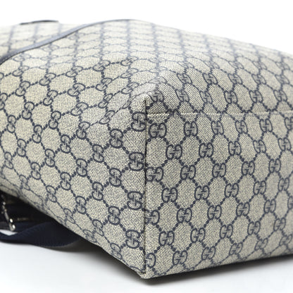 Gucci GG Supreme Monogram Medium Classic Backpack Navy 7 of 9