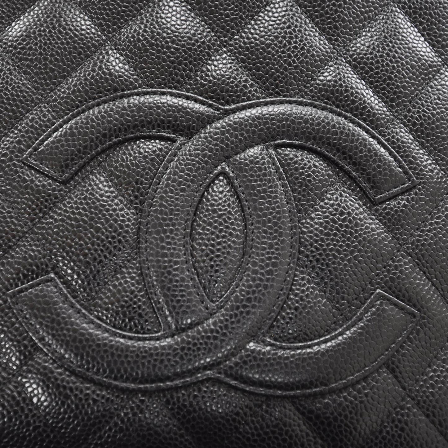 Caviar Petit Shopping Tote PST Black GHW