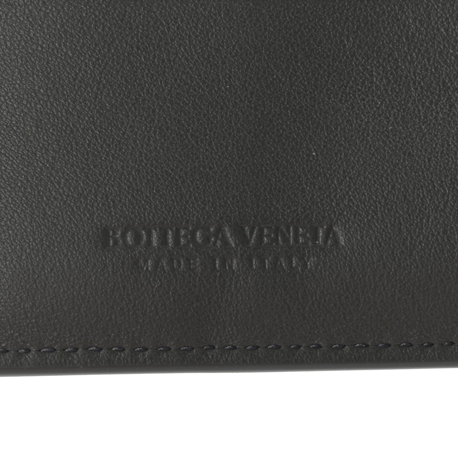 Bottega Veneta Calfskin Intrecciato Bi-Fold Wallet Light Graphite 6 of 6