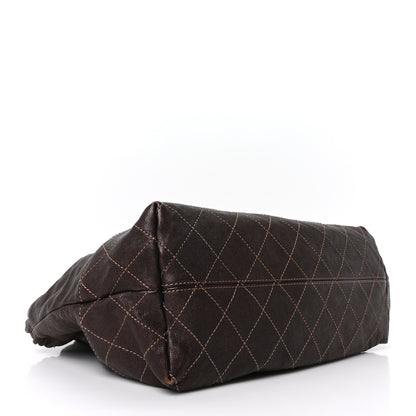 Chanel Metallic Calfskin Baby Coco Cabas Bronze 4 of 10