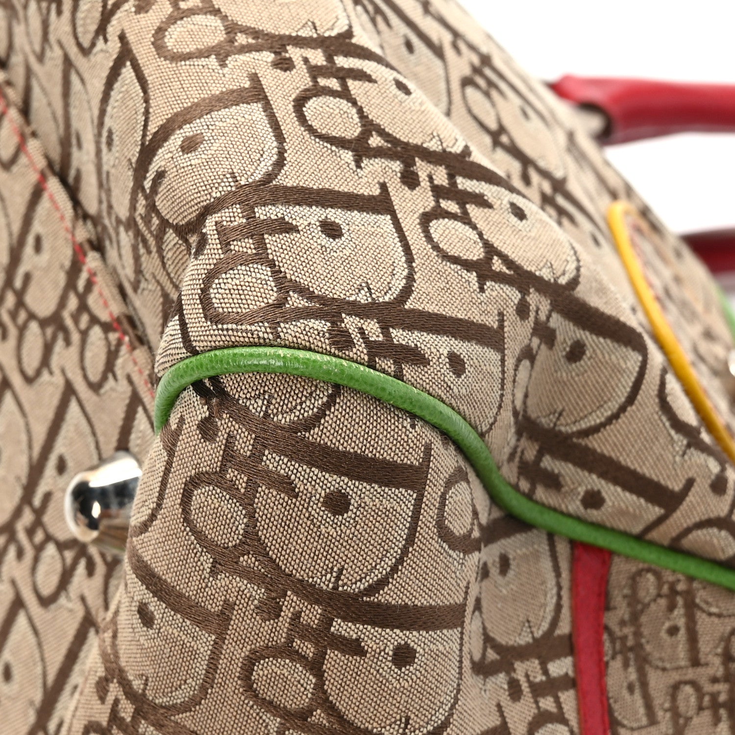 Christian Dior Monogram Rasta Bowler Beige 9 of 11