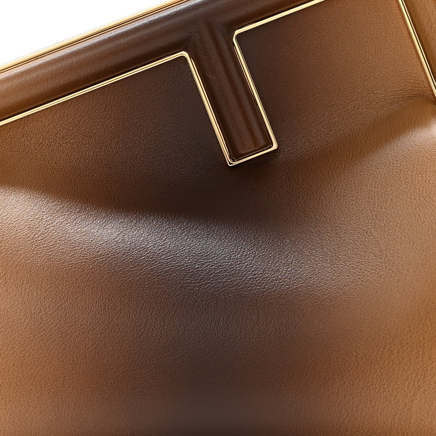 Fendi Shiny Nappa Small Fendi First Caramello 7 of 10