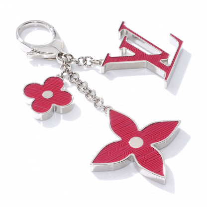 Louis Vuitton Fleur d Epi Bag Charm Fuchsia 3 of 6