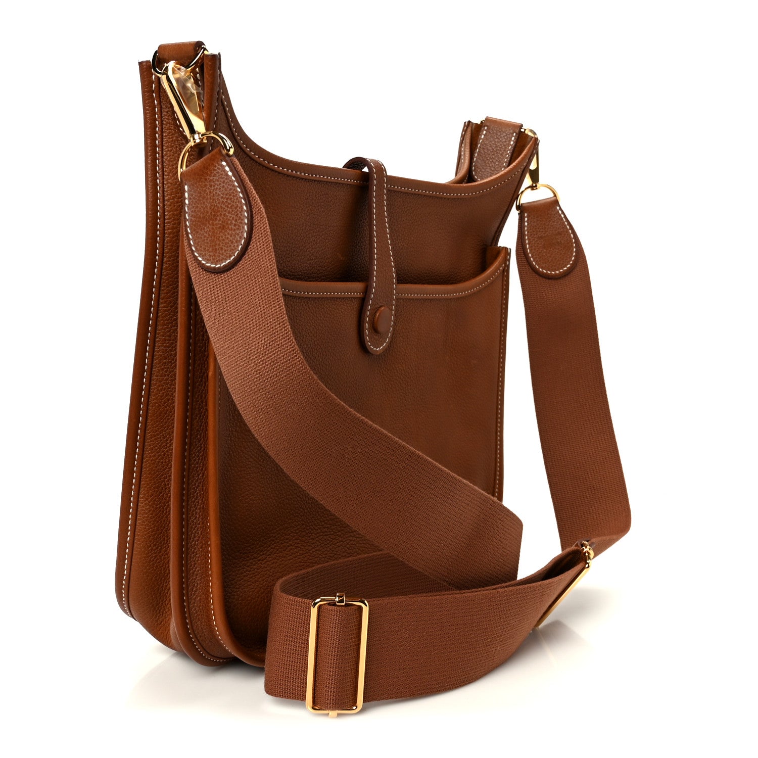 Hermes Taurillon Clemence EVELYNE III PM Gold 3 of 13