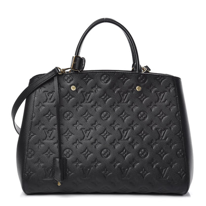 Louis Vuitton Empreinte Montaigne GM Black 1 of 9