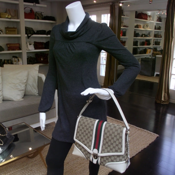 Gucci Monogram Large Treasure Flap 2 of 11