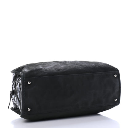 Chanel Iridescent Calfskin In The Mix Bowler Green 3 of 4