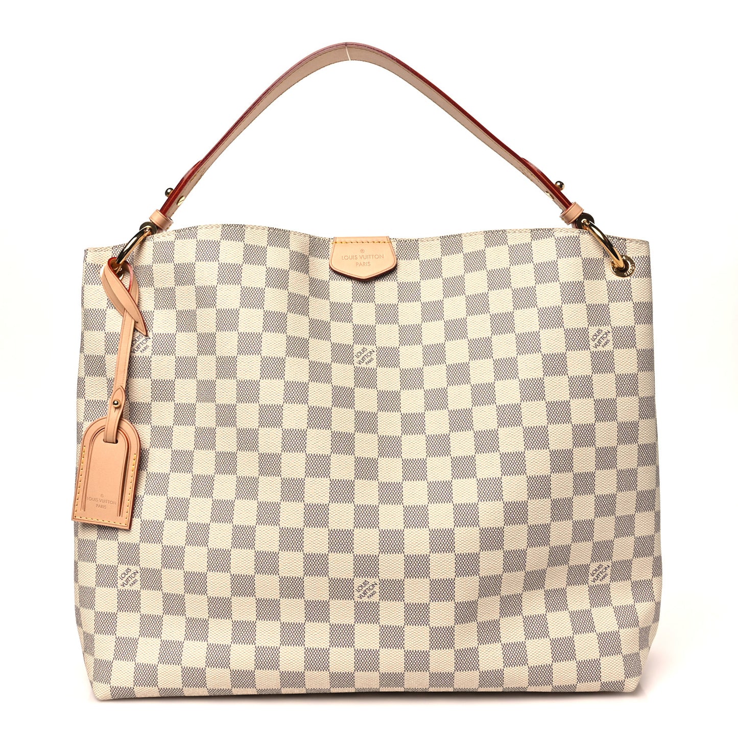 Damier Azur Graceful MM Rose Ballerine