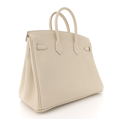 Hermes Togo Birkin 25 Craie 3 of 11