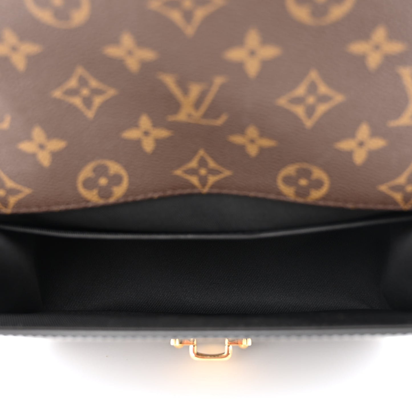 Patent Calfskin Monogram Cherrywood BB Black