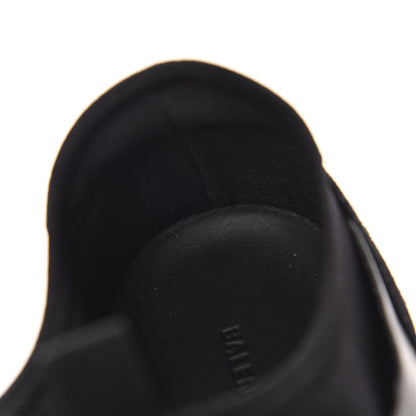 Balenciaga Mesh Calfskin Neoprene Suede Womens Race Runner Sneakers 40 Black 8 of 15
