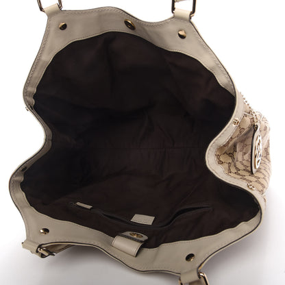 Gucci Monogram Large Sukey Tote Off White 5 of 9