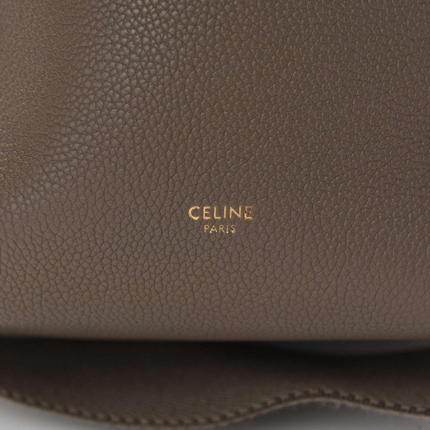 Celine Soft Grained Calfskin Small Sangle Bucket Bag Taupe 6 of 9