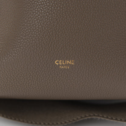 Celine Soft Grained Calfskin Small Sangle Bucket Bag Taupe 6 of 9