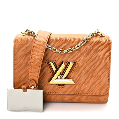 Louis Vuitton Epi Twist Shoulder Bag MM Gold Miel 3 of 10