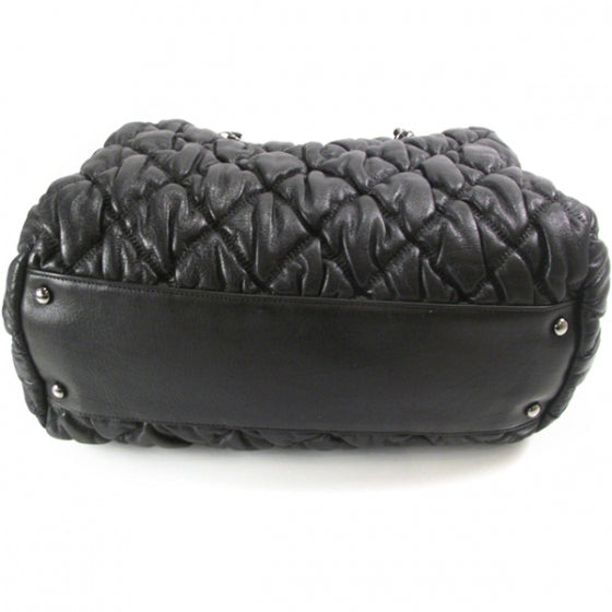 Chanel Leather Large Bubble Quilt Bowler 4 of 11