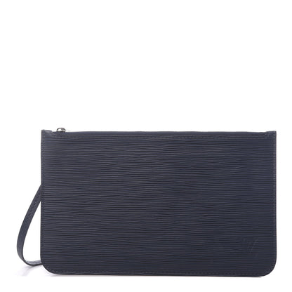 Louis Vuitton Epi Neverfull Pochette MM GM Indigo 1 of 6