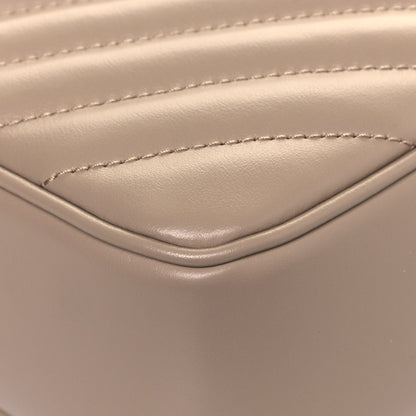 Saint Laurent Calfskin Matelasse Monogram Lou Camera Bag Dark Beige 5 of 11