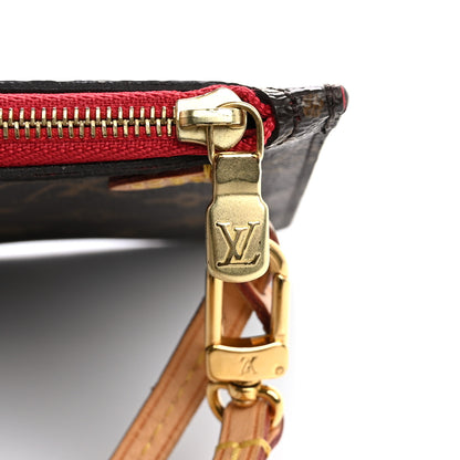 Louis Vuitton Monogram Neverfull MM GM Pochette Cherry 9 of 11