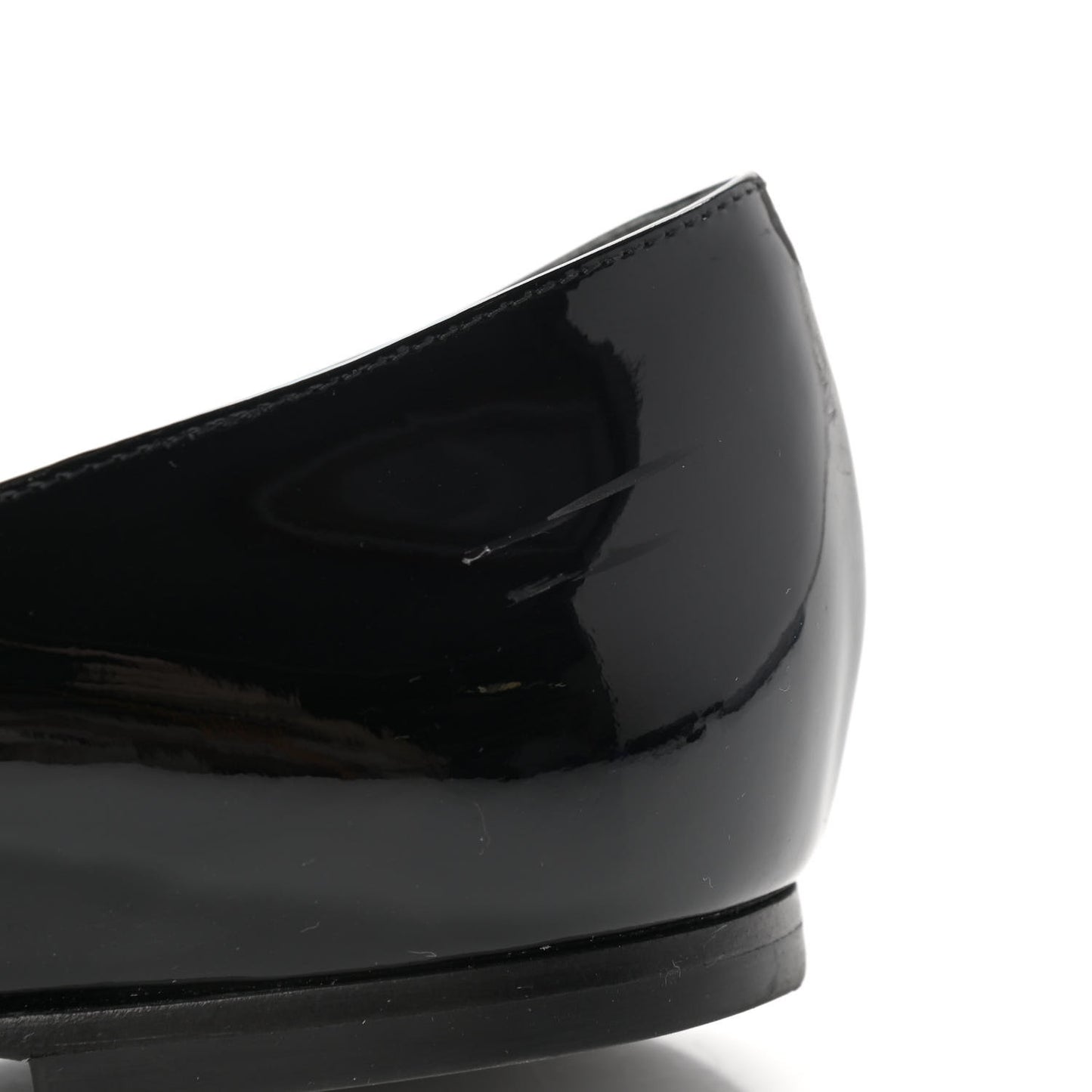 Patent Uniformes Ballerina Flat 38 Black