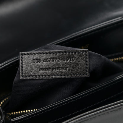 Saint Laurent Calfskin Y Quilted Monogram Toy Loulou Crossbody Bag Black 8 of 14