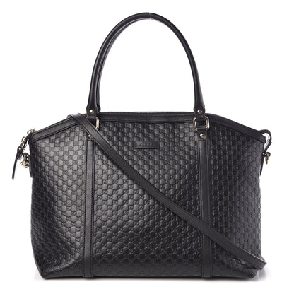 Gucci Soft Microguccissima Dome Satchel Black 1 of 9