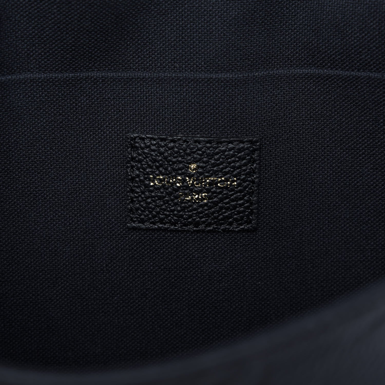Louis Vuitton Empreinte Pochette Felicie Chain Wallet Black 9 of 11