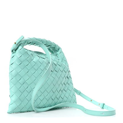 Bottega Veneta Calfskin Intrecciato Mini Hop Green Oasis 3 of 9