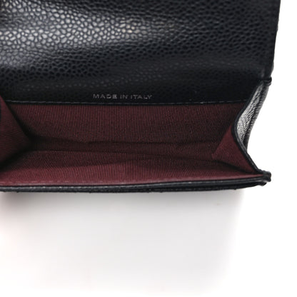 Chanel Caviar Quilted Flap Card Holder Black 5 of 7
