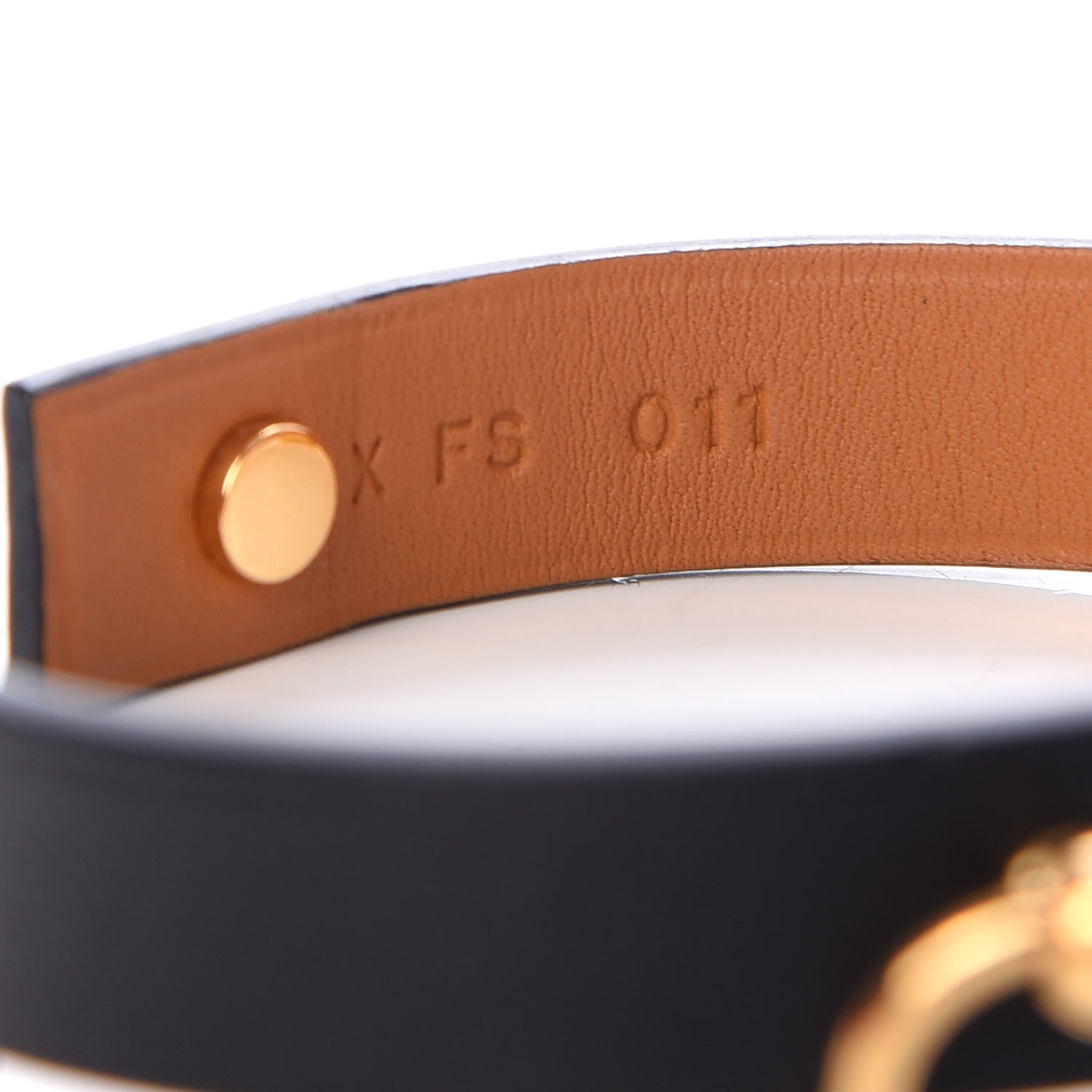 Hermes Swift Mini Dog Rings Bracelet T2 Black 6 of 7