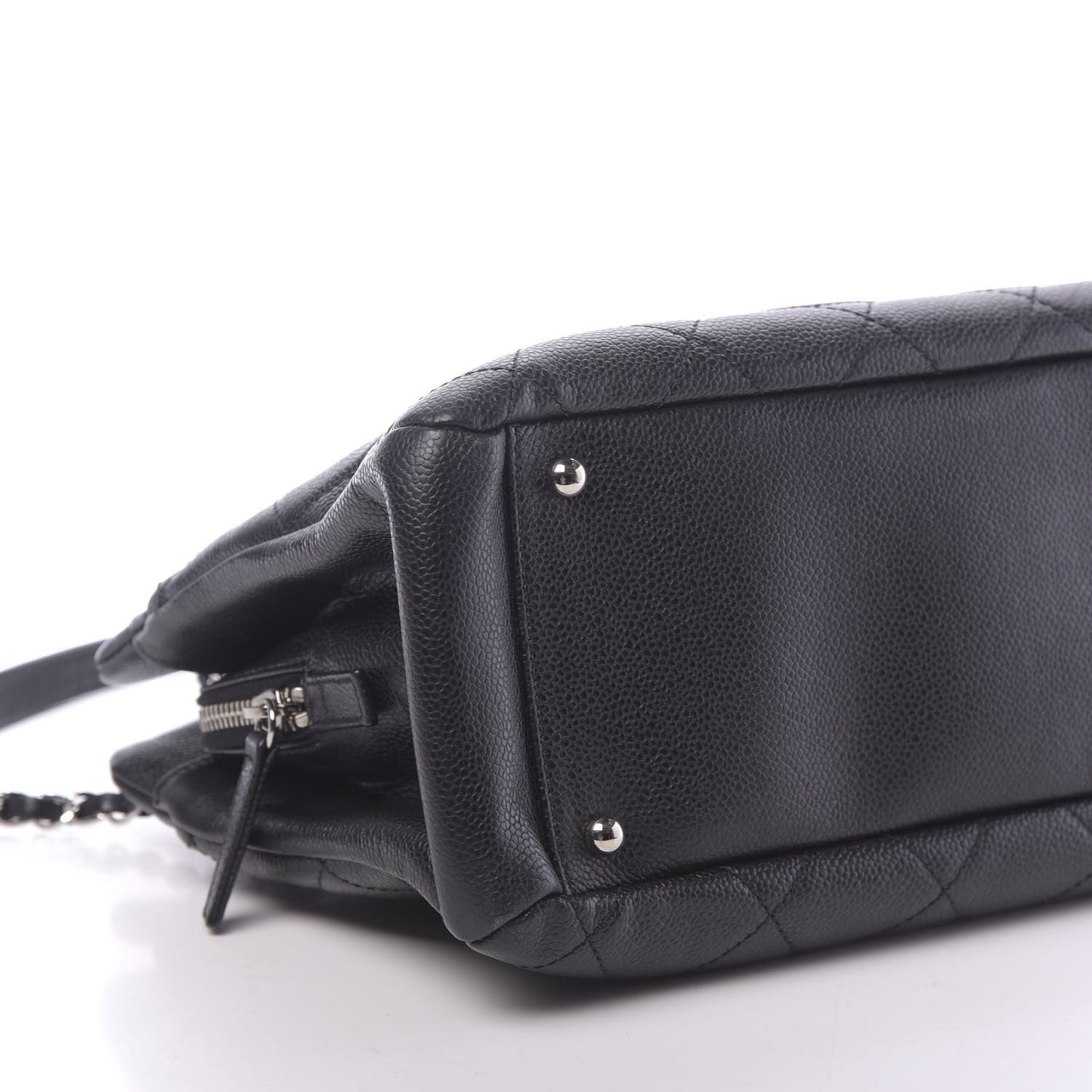 Caviar Quilted CC Timeless Tote Black
