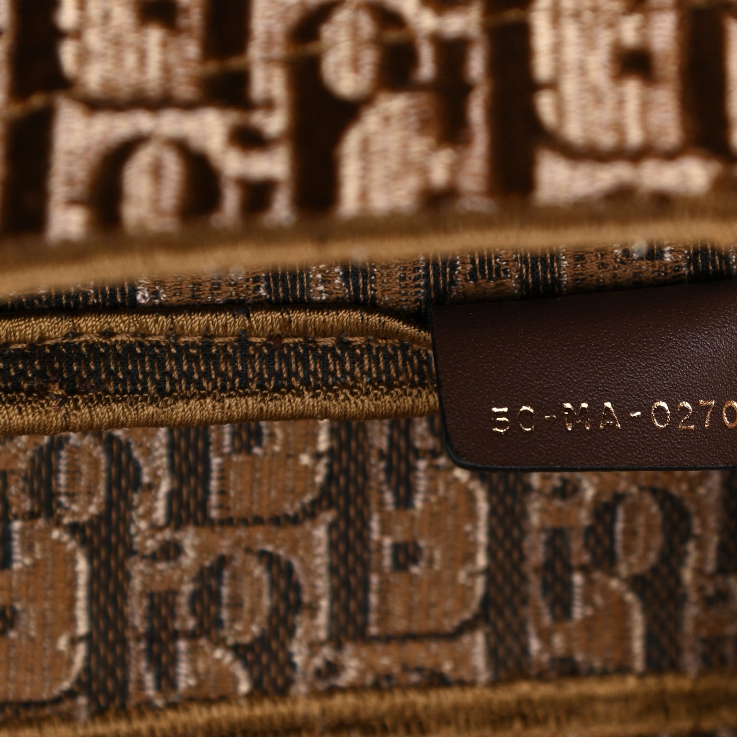 Velvet Oblique Saddle Bag Bronze