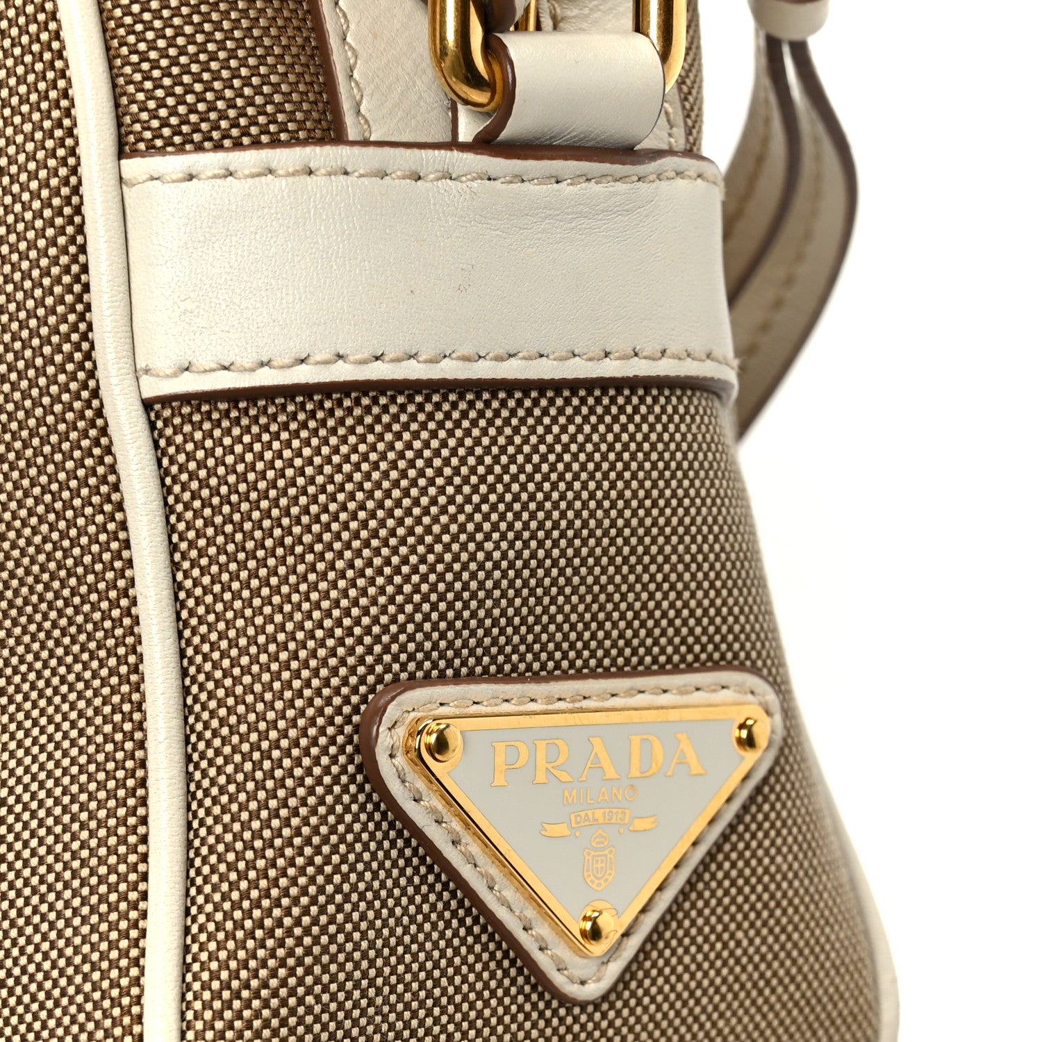 Prada Jacquard Logo Camera Bag Corda Talco 8 of 11