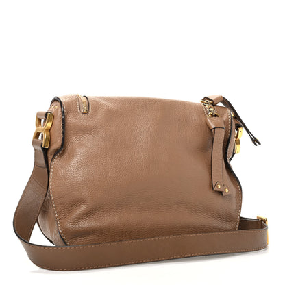Chloe Calfskin Medium Marcie Round Zip Crossbody Nut 3 of 10