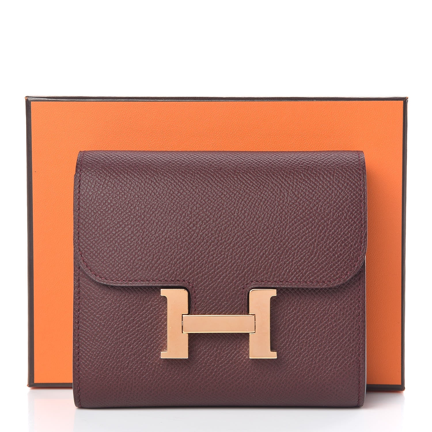 Hermes Epsom Constance Short Wallet Bordeaux 8 of 8