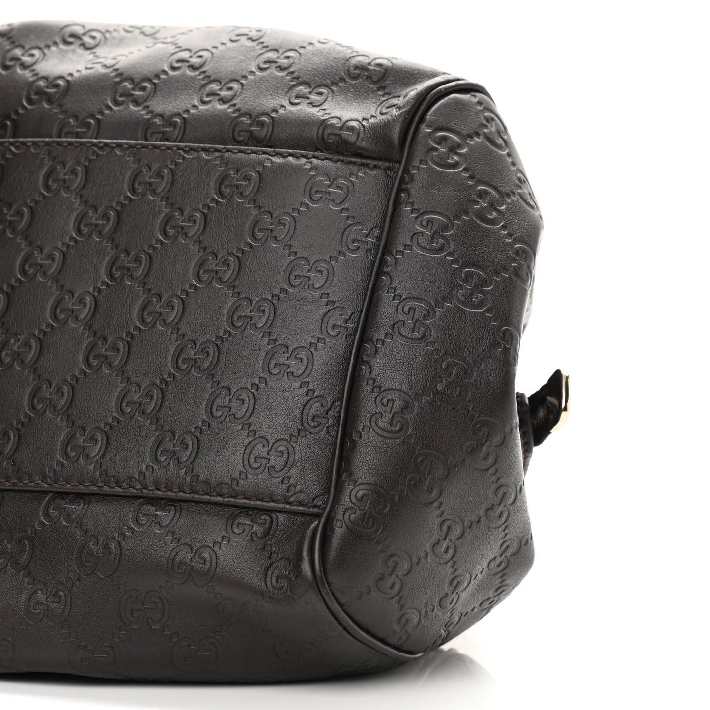 Guccissima Medium Sukey Boston Chocolate