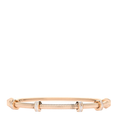 Cartier 18K Pink Gold Diamond Ecrou de Cartier Bracelet 17 1 of 4