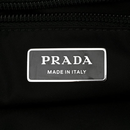 Prada Re-Nylon Vitello Padded Large Flap Shoulder Bag Black 6 of 10