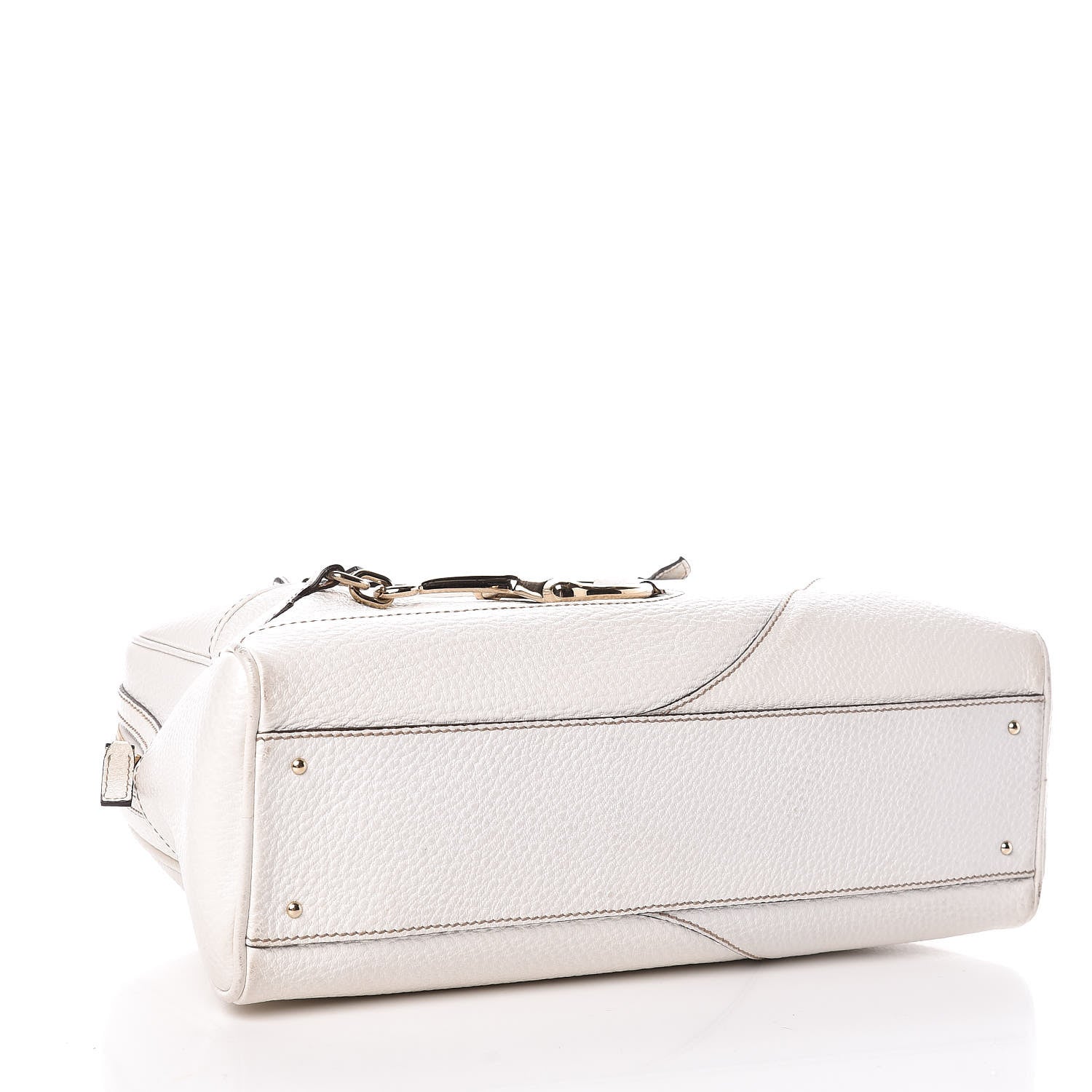 Gucci Calfskin Hasler Boston White 4 of 13
