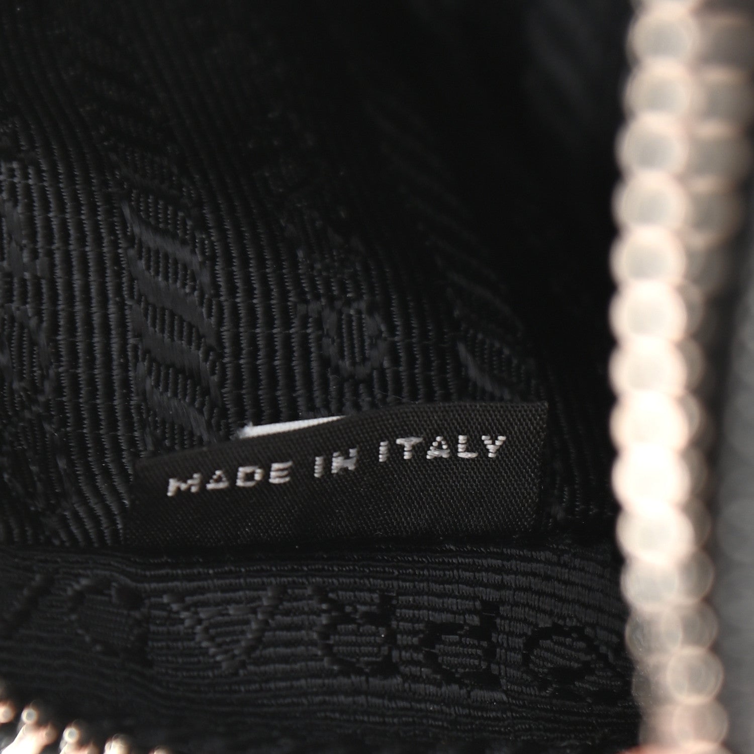 Prada Denim Studded Embellished Mini Camera Crossbody Black 7 of 10