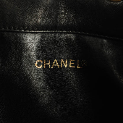 Chanel Lambskin CC Drawstring Shoulder Bag Black 8 of 11