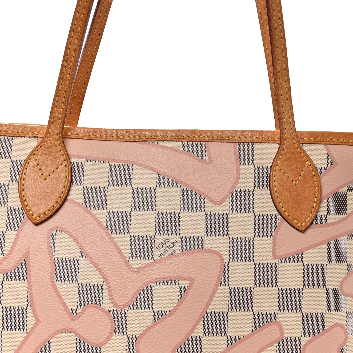 Louis Vuitton Damier Azur Tahitienne Neverfull MM 9 of 12