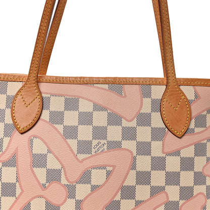 Louis Vuitton Damier Azur Tahitienne Neverfull MM 9 of 12