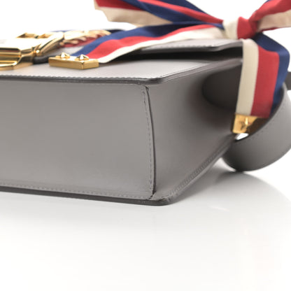 Gucci Calfskin Small Sylvie Shoulder Bag Deep Grey 10 of 14