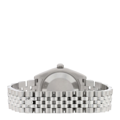 Rolex Stainless Steel 18K White Gold 31mm Oyster Perpetual Datejust Watch White Roman 178274 3 of 5