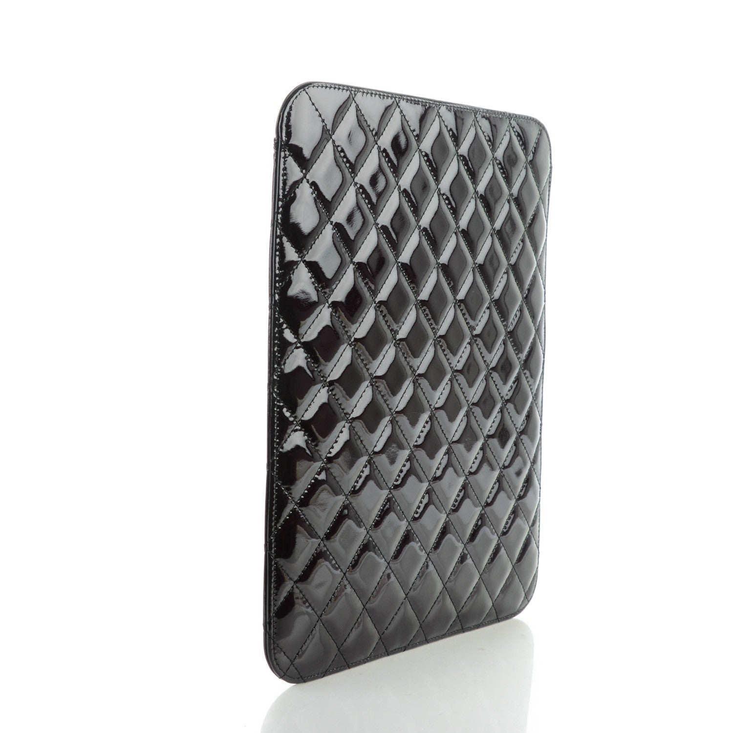 Chanel Patent Brilliant iPad Case Black 3 of 7